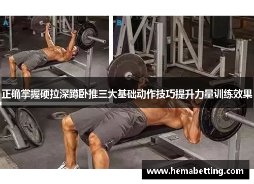 正确掌握硬拉深蹲卧推三大基础动作技巧提升力量训练效果